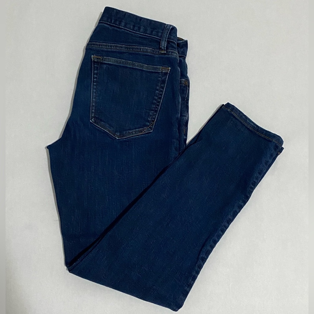 BANANA REPUBLIC TRAVELER SLIM FIT MENS JEANS, SIZE 30x30, COLOR NAVY